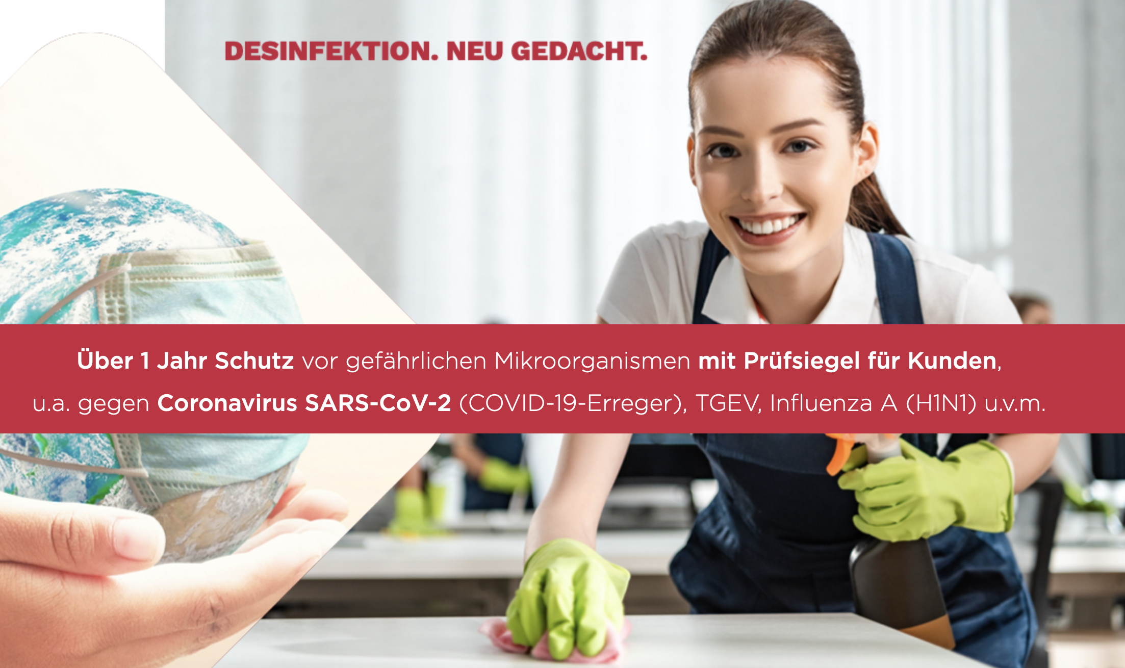 BactoAttaQ®-Schutz vor Covid-19 Erregern